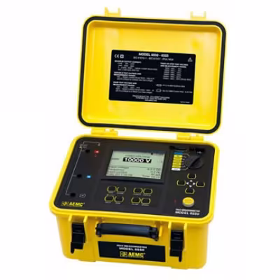 AEMC 6550 and AEMC 6555 Megohmmeters for Testing Insulation